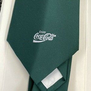 Vintage Green Coca Cola necktie